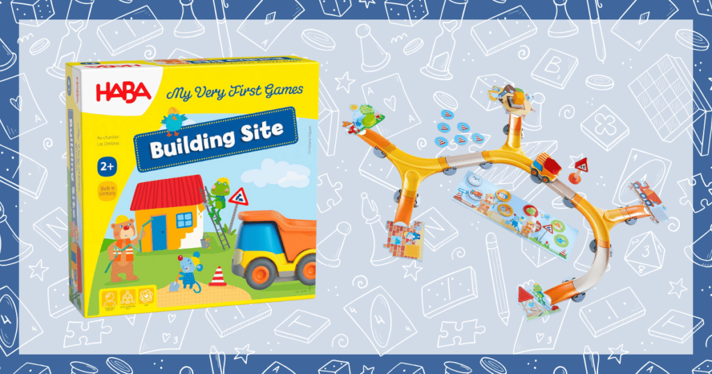 A picture of a game for Toddlers called building site