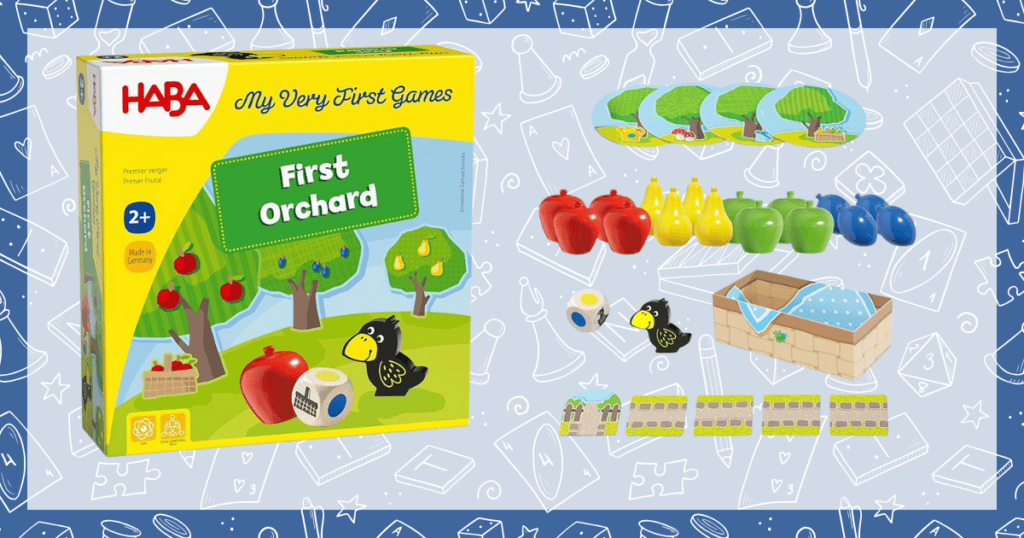 A picture of a game for Toddlers called first orchard