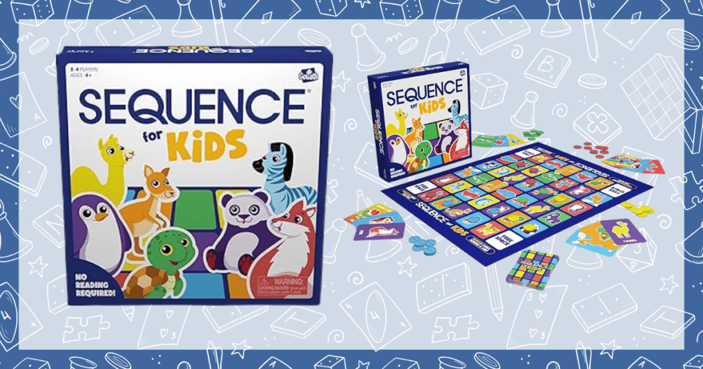 A picture of a game for Toddlers called Sequence for Kids