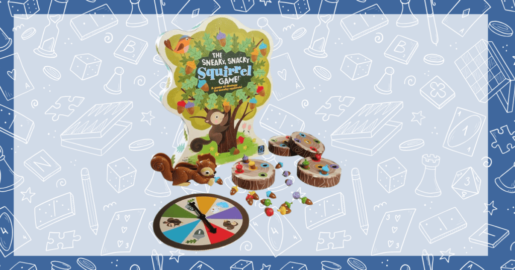 A picture of a game for Toddlers called The Sneaky Snacky, Squirrel Game